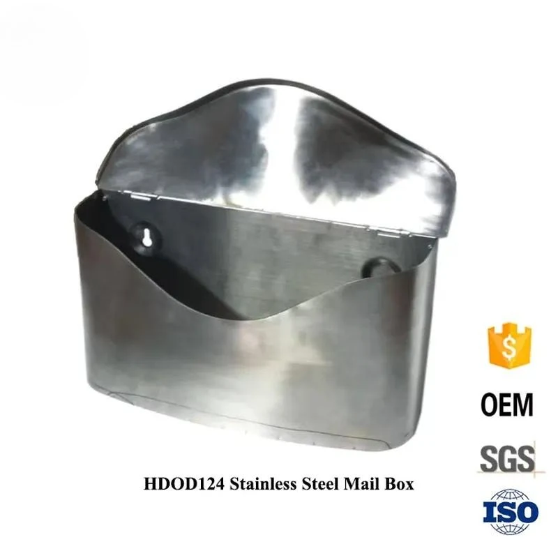 for Simple Appearance 304 Stainless Steel Mailbox Modern Wall Mounted Parcel Box