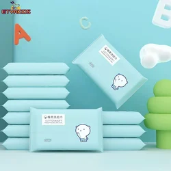 16pcs/bag Soft Face Wet Wipes Thickened Kids Pearl Pattern Disposable Face Towel Children's Hand and Mouth Hygiene Wet Wipe