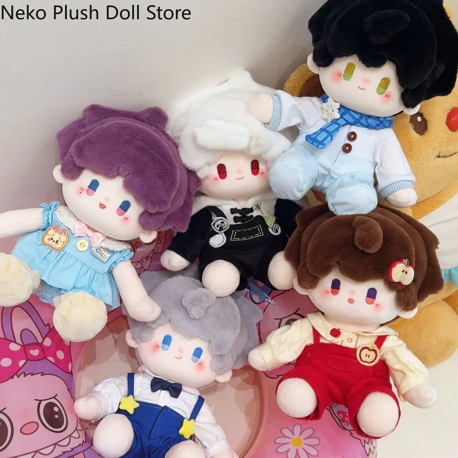 

Love and Deepspace Rafayel Zayne Xavier Sylus Caleb Game 20 см, мягкая плюшевая кукла, тело, косплей, мультяшное платье, игрушки, куклы