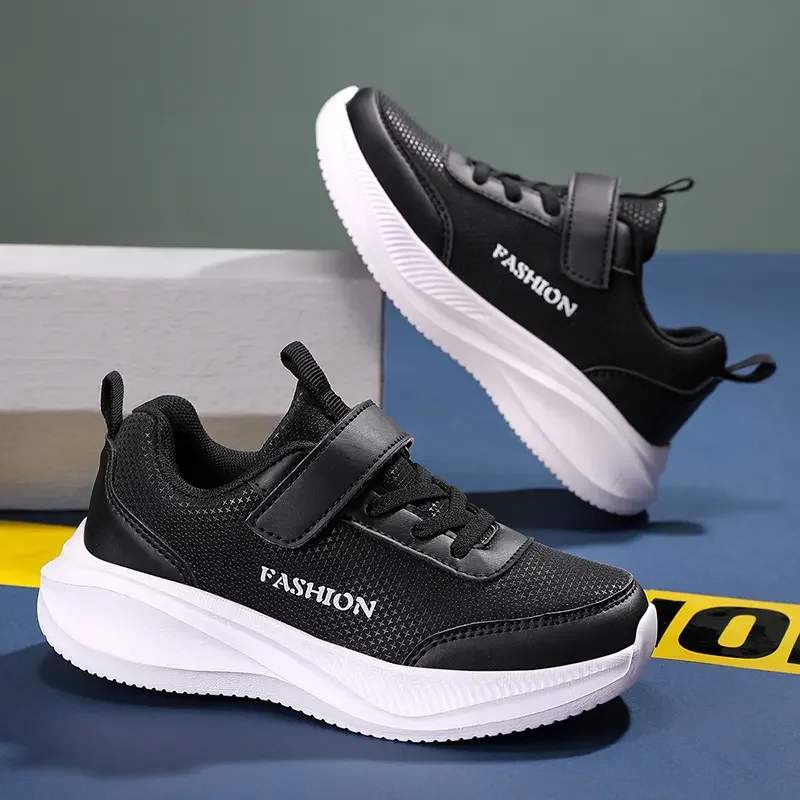 

Children's wide-toe boys' minimalist sports shoes, breathable casual walking shoes and running shoes kids sneakers