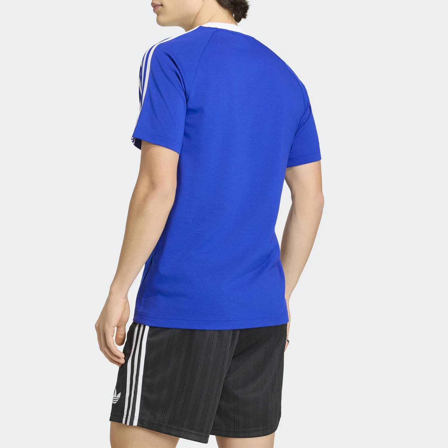 Adidas genuine clover men's retro football slim fit short sleeved T-shirt JZ6307