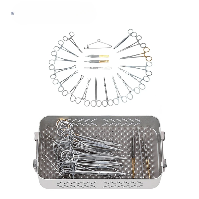 MEDITECH Animal Veterinary  Surgical Surgery  Surgical Instruments Kit,Veterinary Instrument  Set