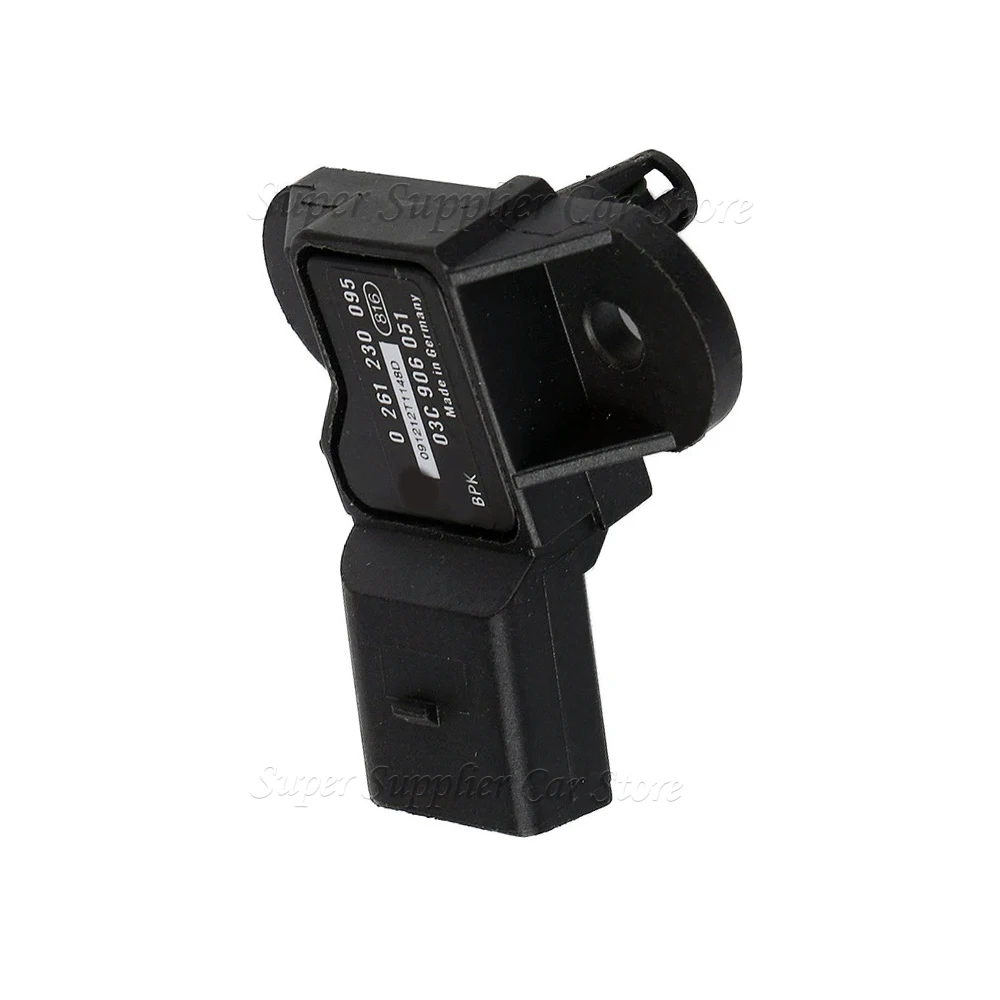 For VW Eos Polo Jetta Golf Passat Bora Touran Audi A3 A4 A6 Q5 Skoda Seat MAP Pressure Sensor 03C906051 0261230095 03C 906 051