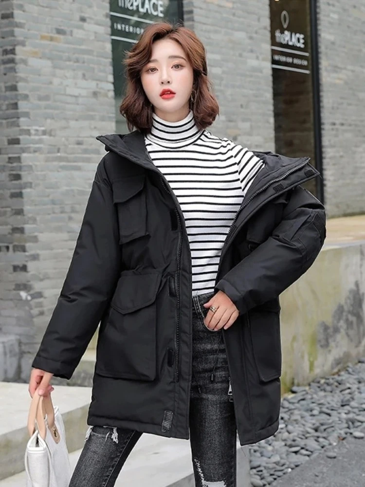 Giacca coreana in cotone sciolto 2025 nuova giacca invernale in cotone da lavoro
