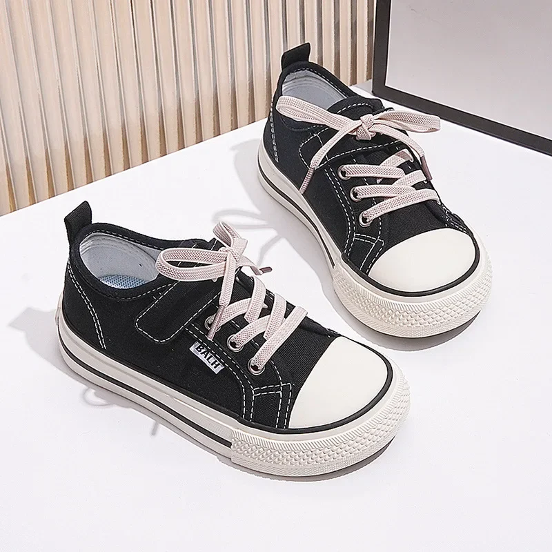 أحذية الأطفال اللوحية الفيلكرو رياض الأطفال فتاة حذاء طفل النسخة الكورية ربيع الخريف جديد بنين أطفال حذاء قماش كلاسيكي