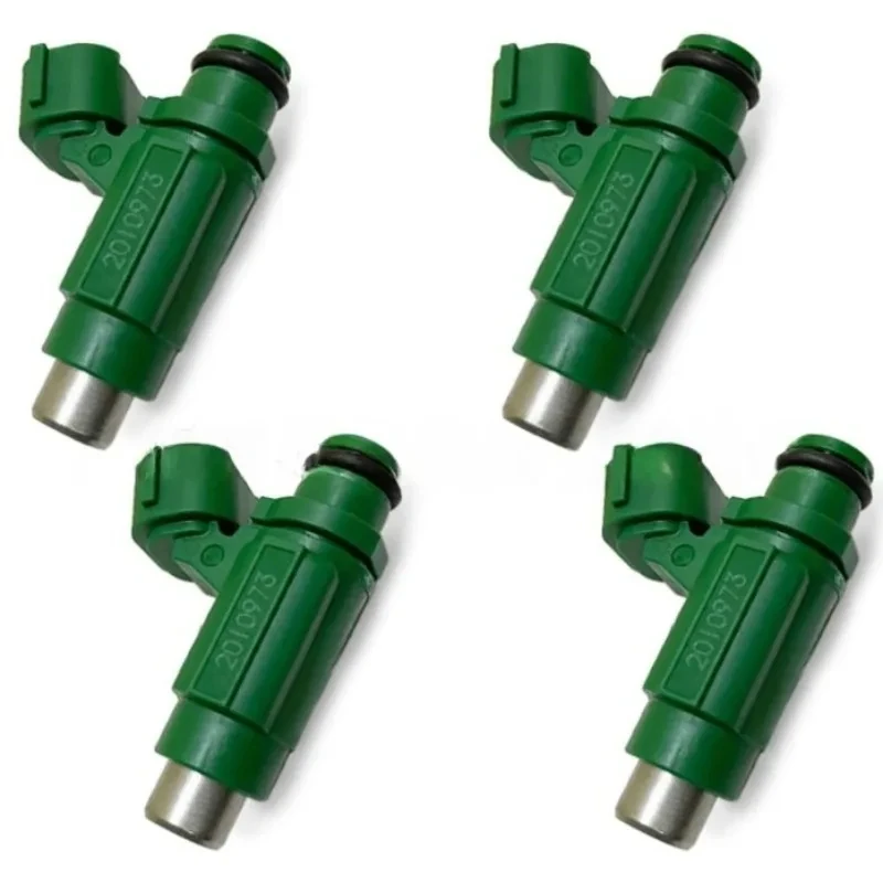 

4 Injetores de combustível, 490333708 49033-3708 para 2007-10 KAWASAKI ULTRA 250 260 X LX