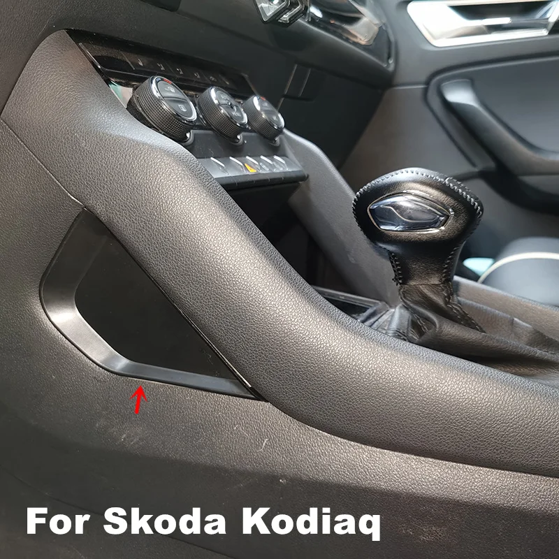Dla Skoda Karoq 2x Car Styling Central Control Storage Box Case