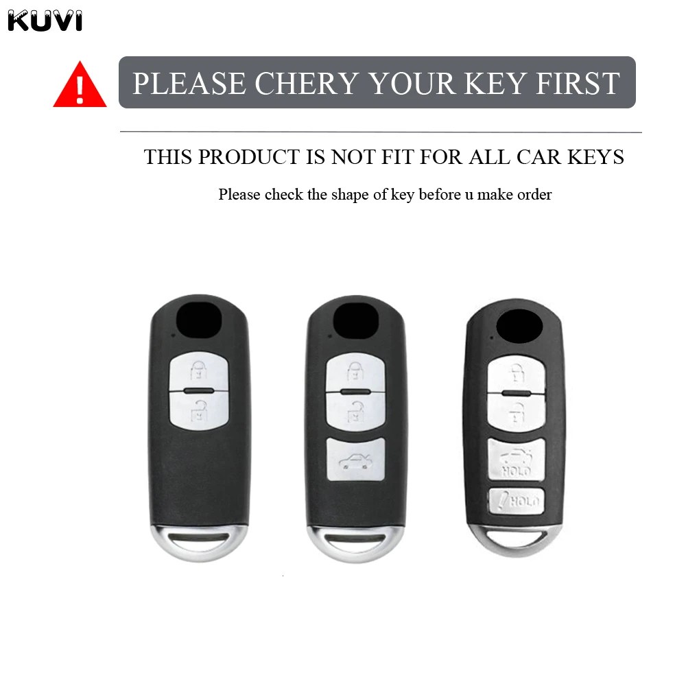 2 3 4 Buttons NEW TPU Car Key Case Cover Shell Fob For Mazda Atenza Axela 2 3 6 Demio 2018 2019 2020 CX-5 CX5 CX-3 CX7 CX-9 CX30