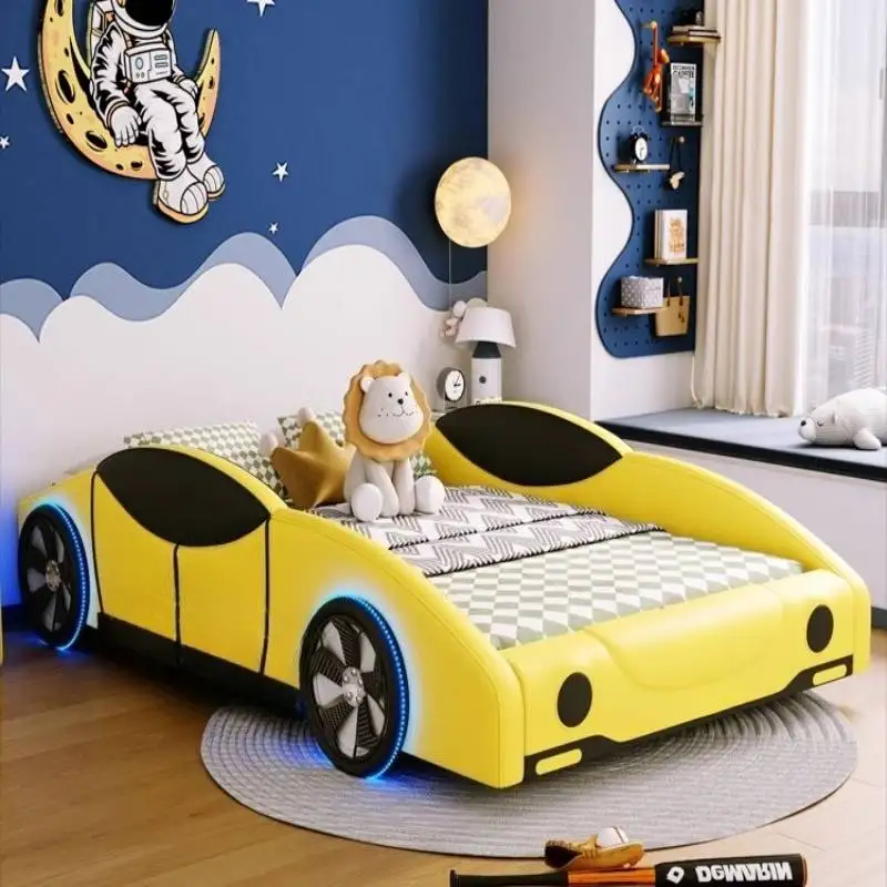 أسود الحد الأدنى سرير أطفال تخزين الشمال الأبيض تصميم واحد سرير أطفال الحديثة مخصص خشبية Lettino لكل أثاث بامبيني المنزل