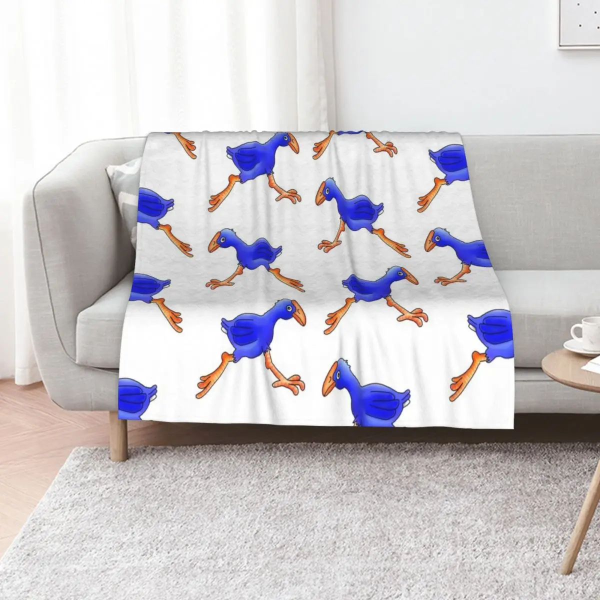 

Pukeko Running. New Zealand Native Birds Throw Blanket Hairys Blankets For Bed warm for winter bed plaid Blankets