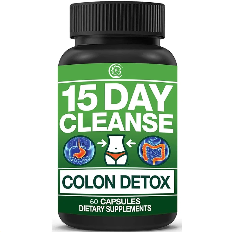 Colon Detox with Natural for Constipation & Bloating.to Detoxify & Boost Energy | Extra-Strength Senna Leaf Supplements