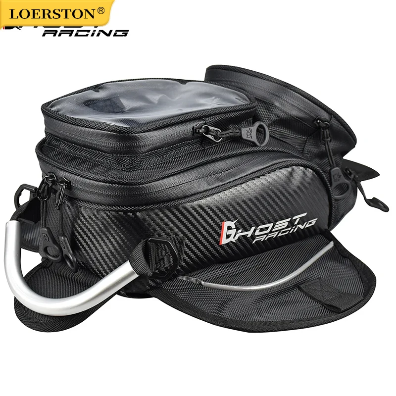 

Motorcycle Fuel Tank Bag Touchable Navigation Magnet bag Motorbike Dust Bag Motorcycle Rider Satchel Fanny Pack Equipment