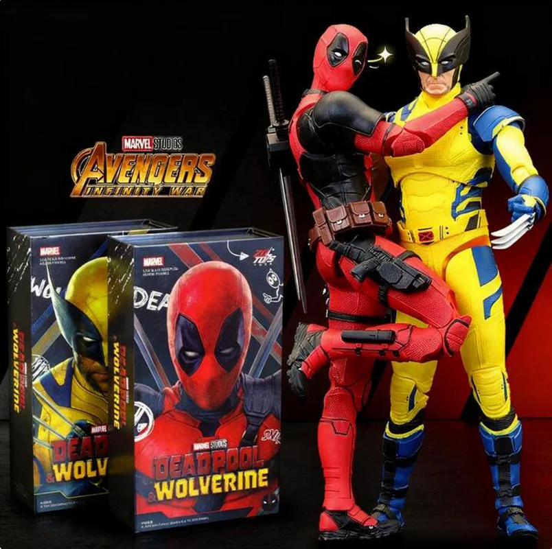 

Zd Toys Film 1:10 Deadpool & Wolverine Action Figures Deadpool Boxed Wolverine Collection Adult Action Figures Kids Toy