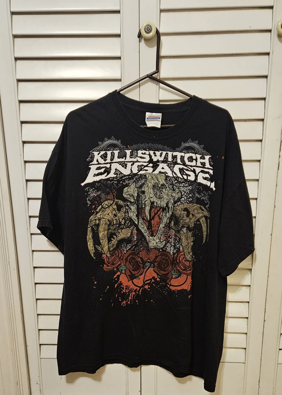 Футболка Killswitch Engage в винтажном стиле, футболка с изображением металлической музыки, размер 2XL