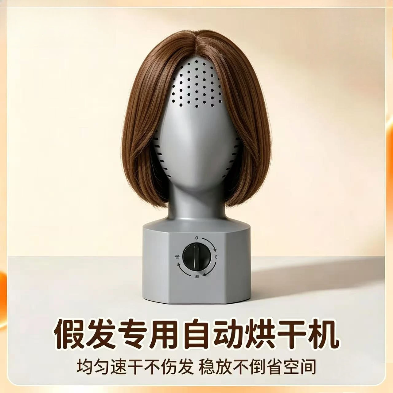 Automatic Wig Dryer, All-in-One Blower for Quick Drying, Styling & Setting, Creates Natural Fluffy Wig