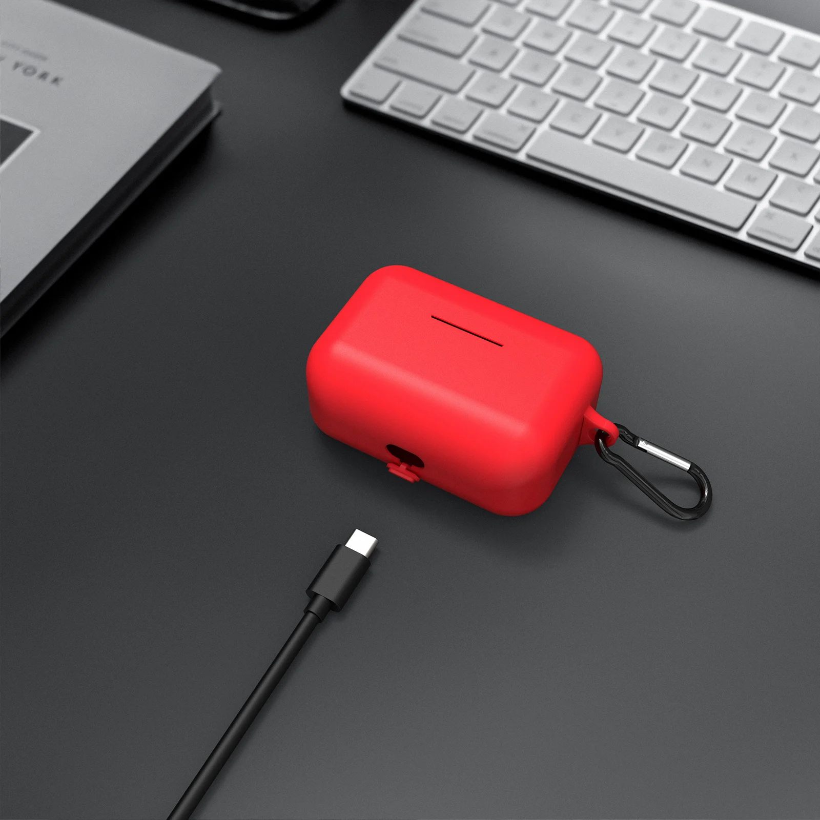 Geekria Silicone Case Cover Compatible with JBL LIVE 300 True Wireless Earbuds, Earphones Skin Cover
