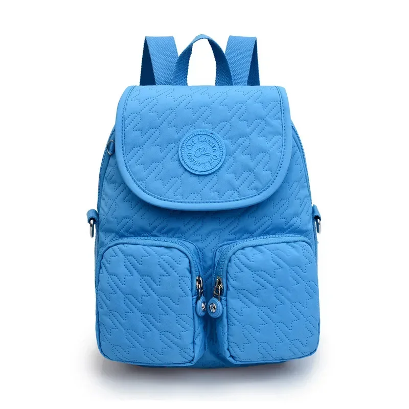 

​2025 Women's Large Capacity Backpack Nylon Lightweight Water-Resistant Travel School Commute Eco-Friendly​