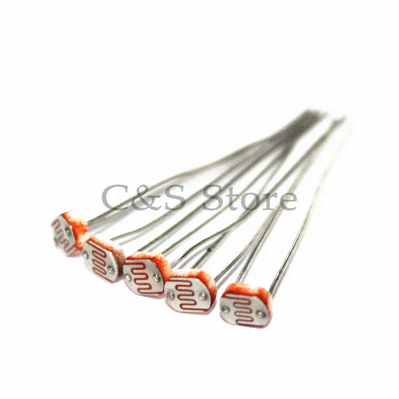 20pcs GL5506 GL5516 GL5528 GL5537 GL5539 GL5547 GL5549 Photo Light Sensitive Resistor Photoresistor