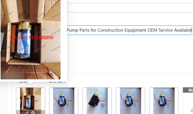 Roller Oil Pump Device Paver Oil Pump Parts for Construction Equipment OEM Service Available