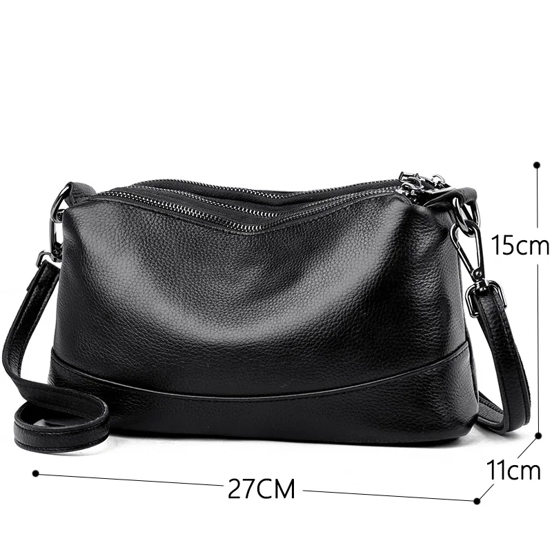 100% genuine leather cowhide Sac a main Shoulder Bag for Women High Quality Soft Leather Shoulder Crossbody Bags for Women 2023