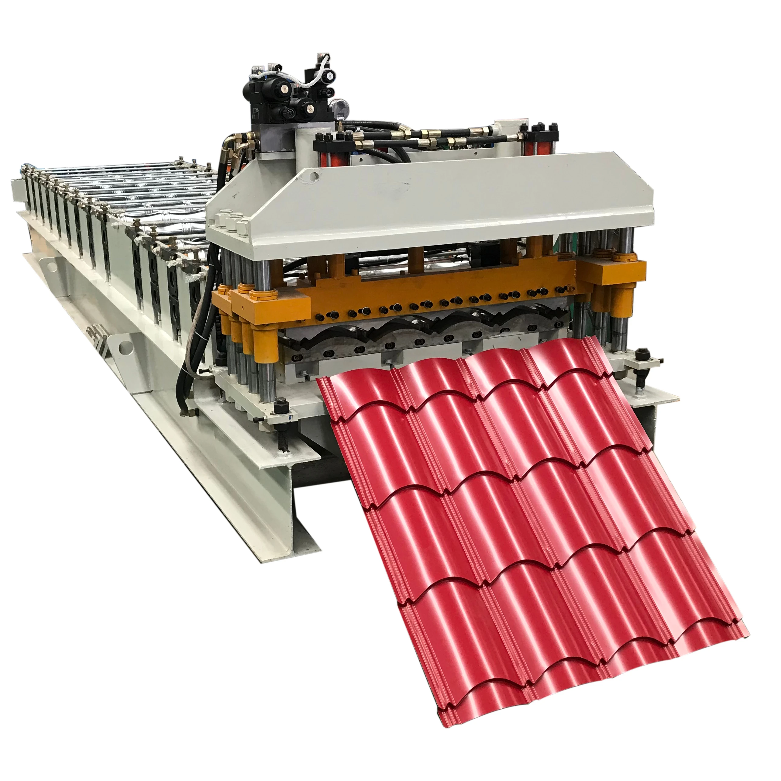 Metal Roofing Tile Sheets Machine Glazed Tile Panel Roll Forming Machine Price