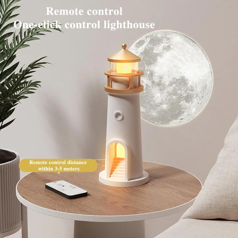 1 Set Mond Lampe Projektor Einstellbare Helligkeit LED Nachtlicht Fernbedienung Timer Funktion Leuchtturm Nachtlicht Tisch Dekor