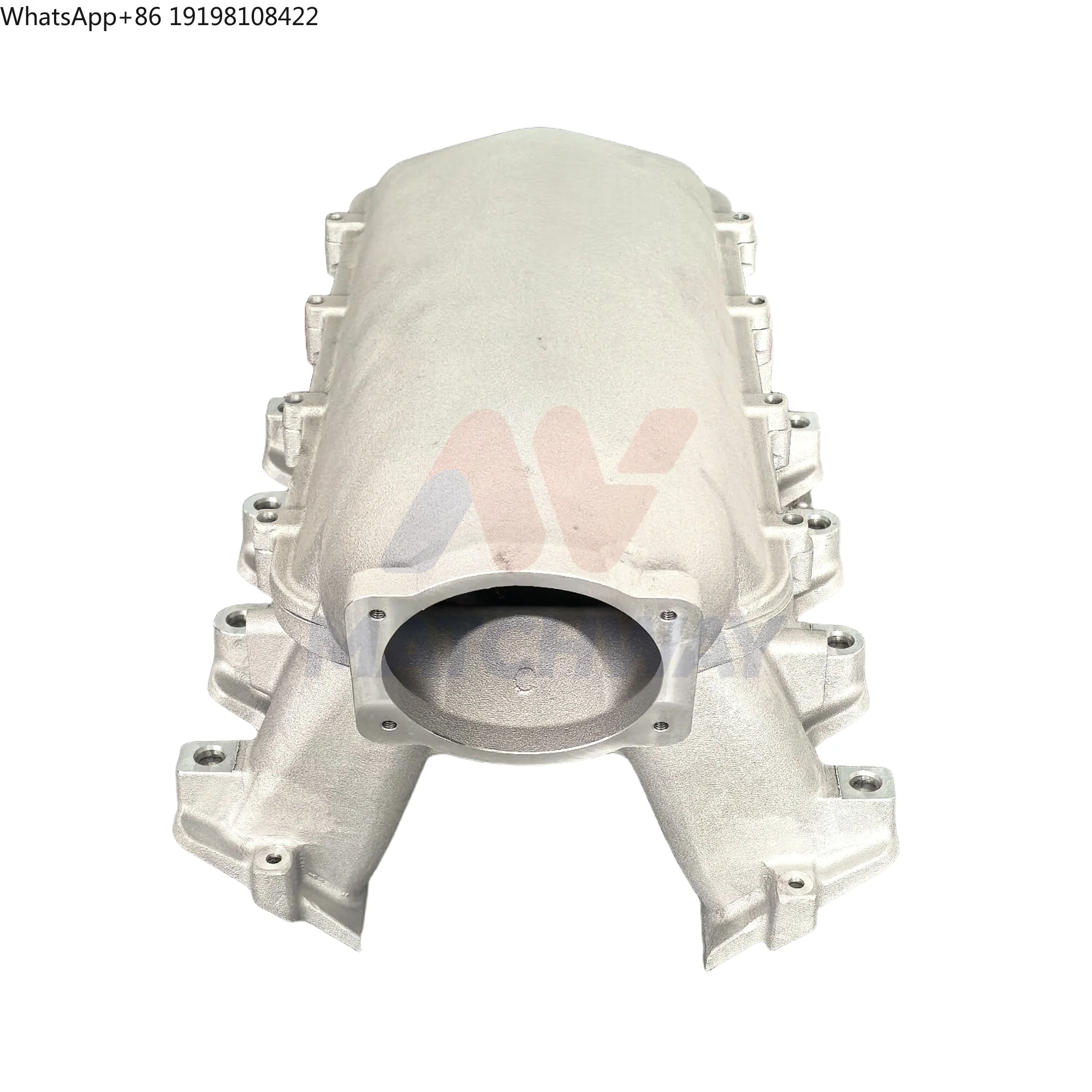 MATCHWAY Satin Aluminum LS Lo-Ram EFI Intake Manifold for Chevy LS1/LS2/LS6 Engine with Fuel Rail Kits