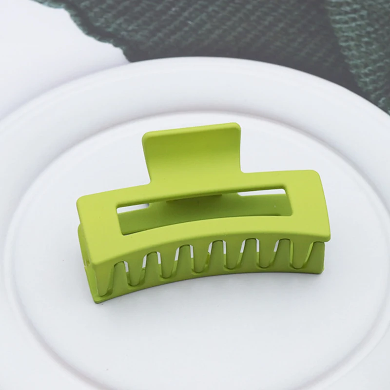 Koreaanse Vrouwen Meisjes Plastic Haar Klauwen Haarspeldjes Hoofddeksels Grote Maat Haarspeld Krab Barrette Mode Ornament Haaraccessoires