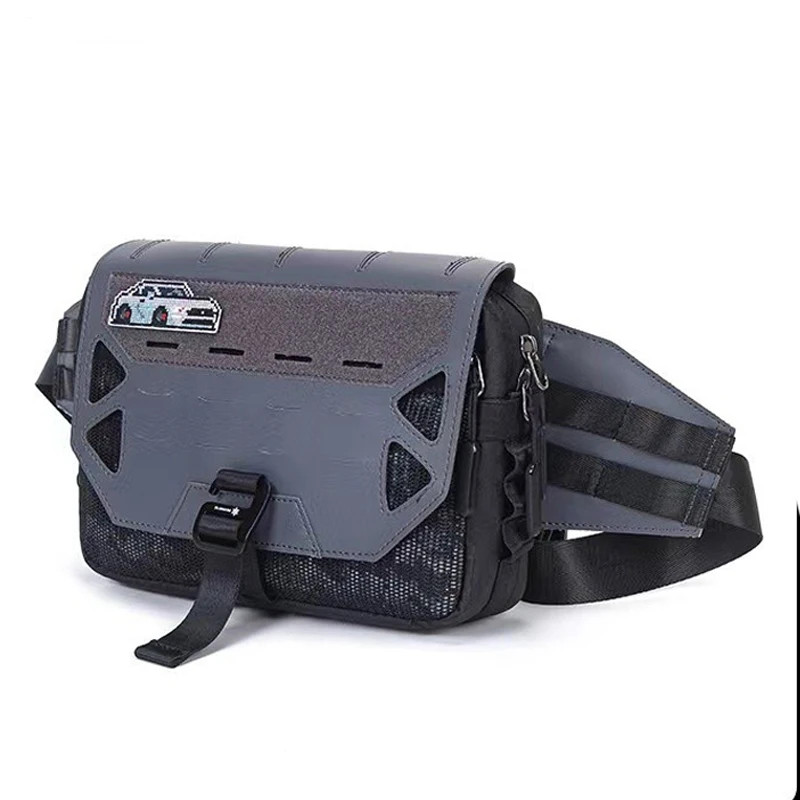 Premium Waterproof Shoulder Bag Black Nylon Cloth Casual Travel Personality Fashion Large Capacity Sling Chest Crossbody Bags