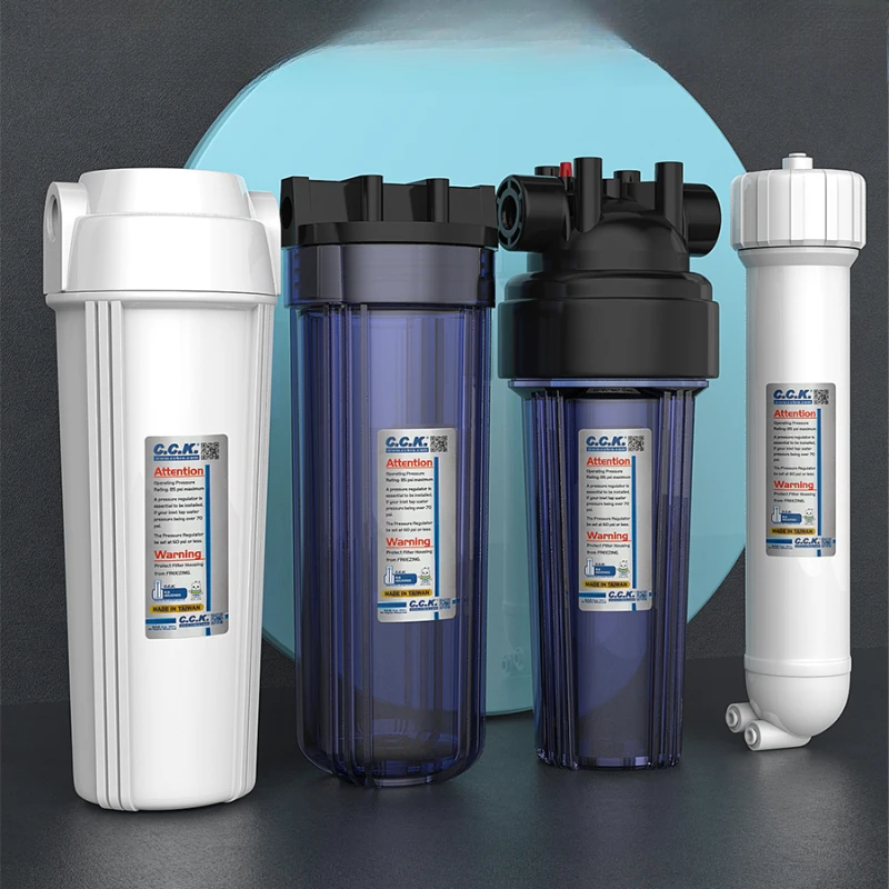 Original filter bottle water purifier 10-inch transparent pressure-resistant 3 points 4 points front filter bottle water