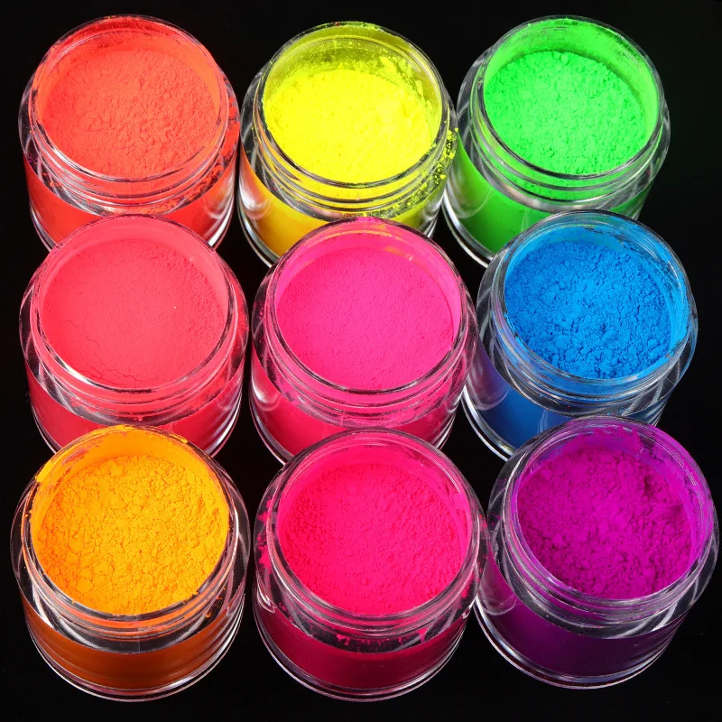 10g Nail Art 3 in 1 Dipping Powder Chrome Rub Pigment Dipping Powder For Nail Decoration Dip Powder Neon Manicure Powder Dust