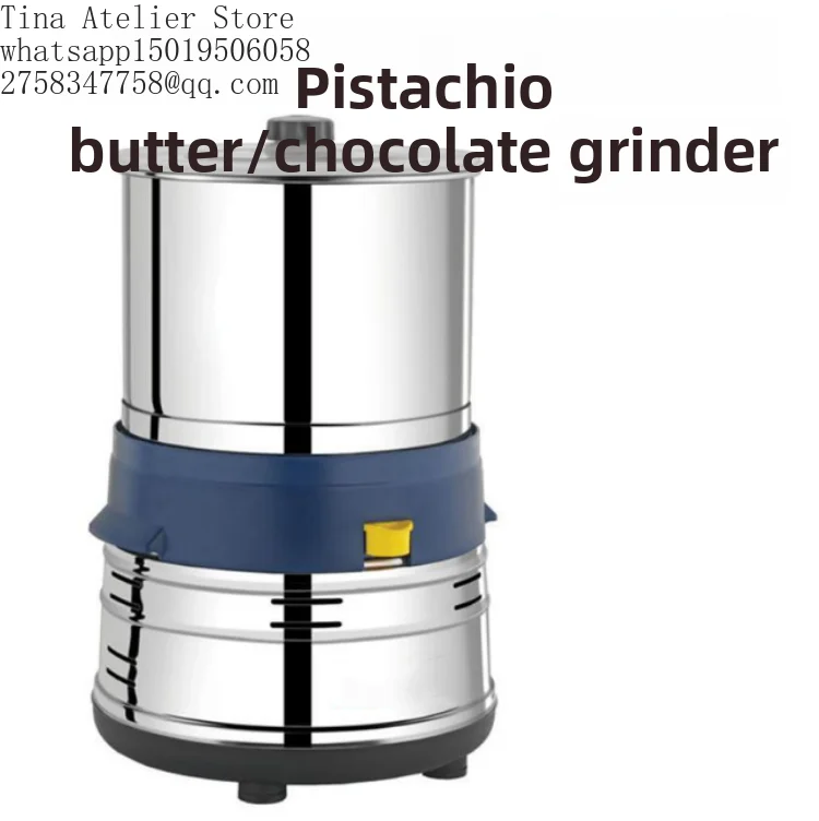 Table Automatic Wet Coffee Bean Grinding Machine Handmade Chocolate Grinder Machine Small Batter Cocoa Bean Refiner