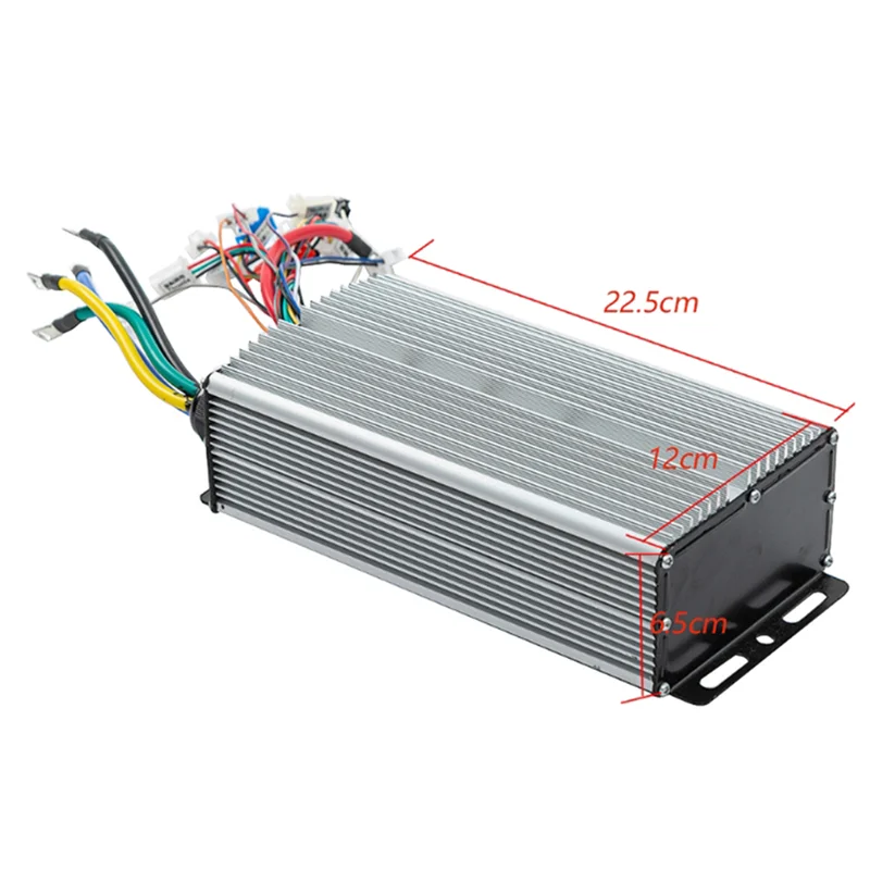ABZV-3000W 80A 48 В/60 В/72 В бесщеточный контроллер 24Mos для электрического скутера, электронного велосипеда, мотоцикла, контроллер двигателя BLDC