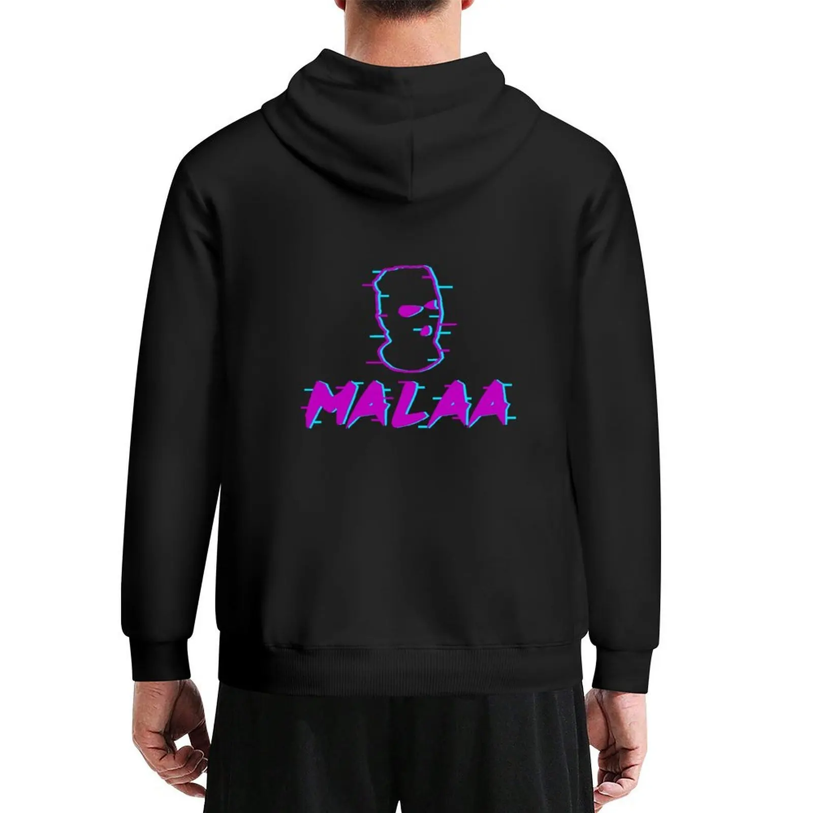 

Malaa- DJ - COLORFUL GLITCH Hoodie mens clothing autumn clothes korean autumn clothes anime clothing mens hoodies