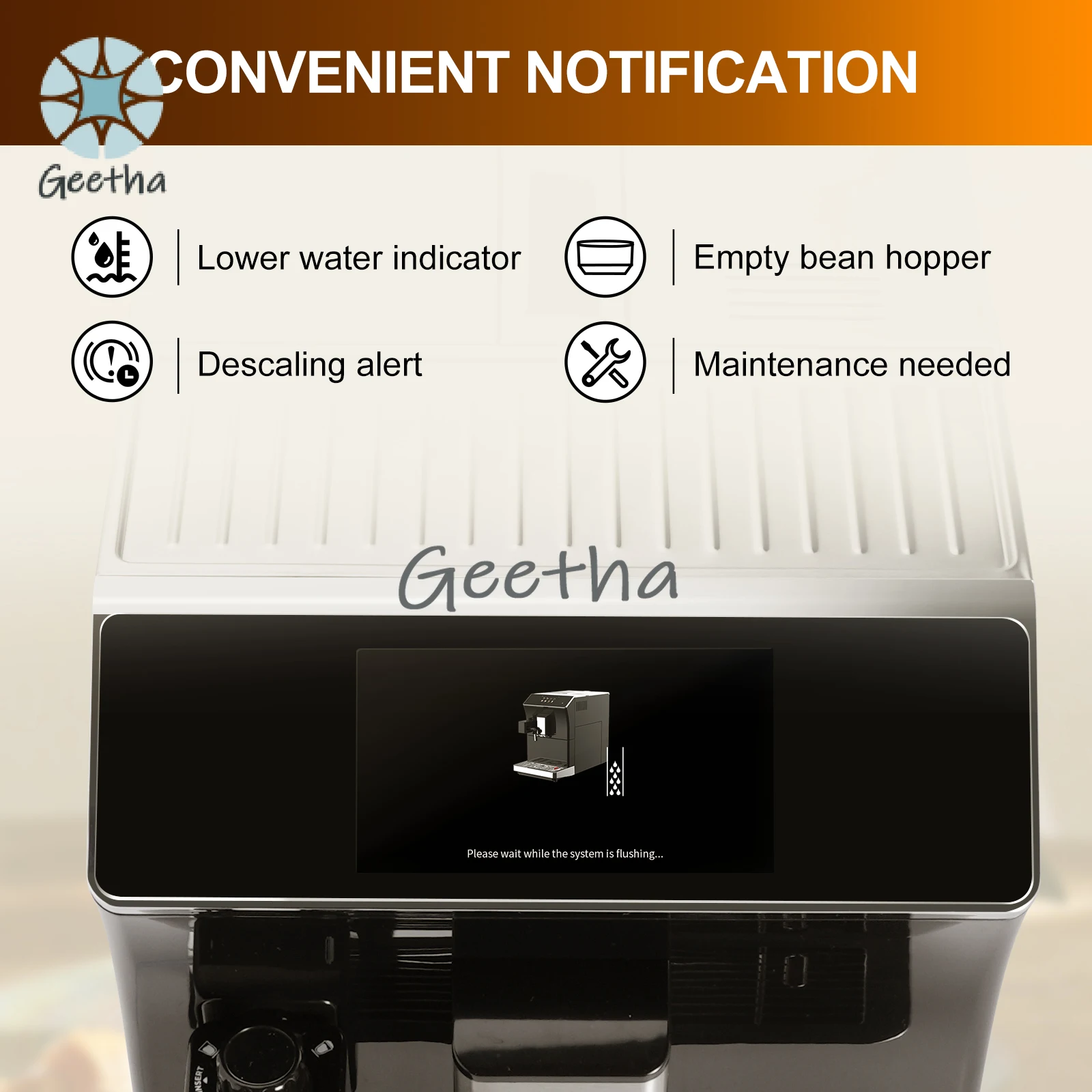 ماكينة صنع القهوة الأوتوماتيكية بلمسة واحدة 16 نوعًا من ماكينة صنع القهوة الأوتوماتيكية #6