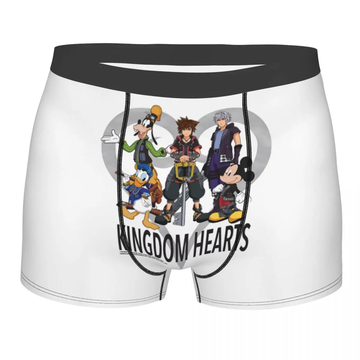

Custom Anime Game Kingdom Hearts Underwear Male Print Boxer Shorts Panties Briefs Breathable Underpants