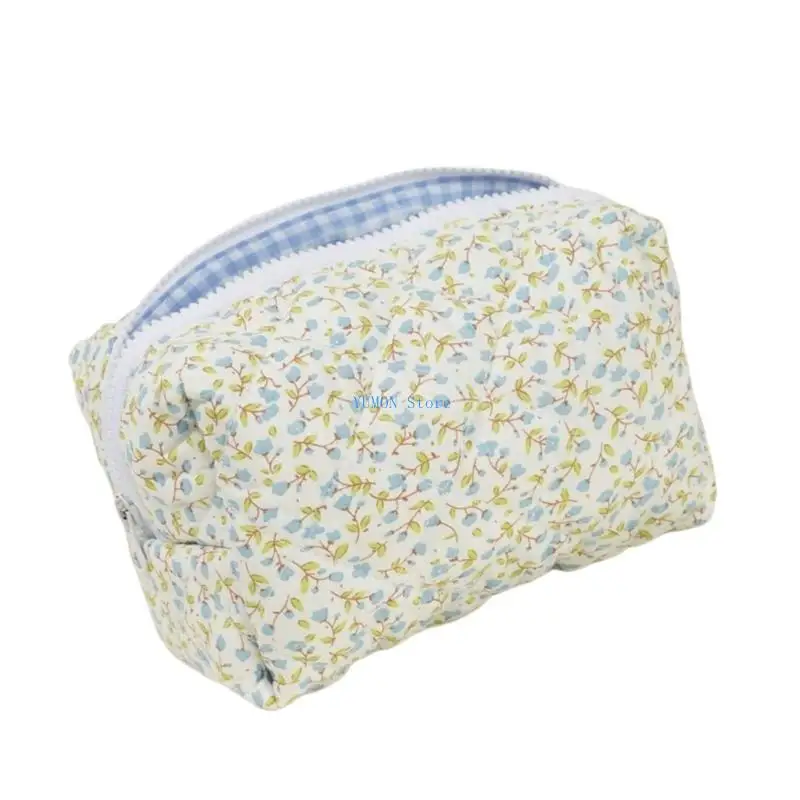 حقيبة مستحضرات التجميل القطنية الوظيفية D0UD مع مساحة واسعة لأدوات المكياج وحقائب مستحضرات التجميل وحقيبة المكياج #5