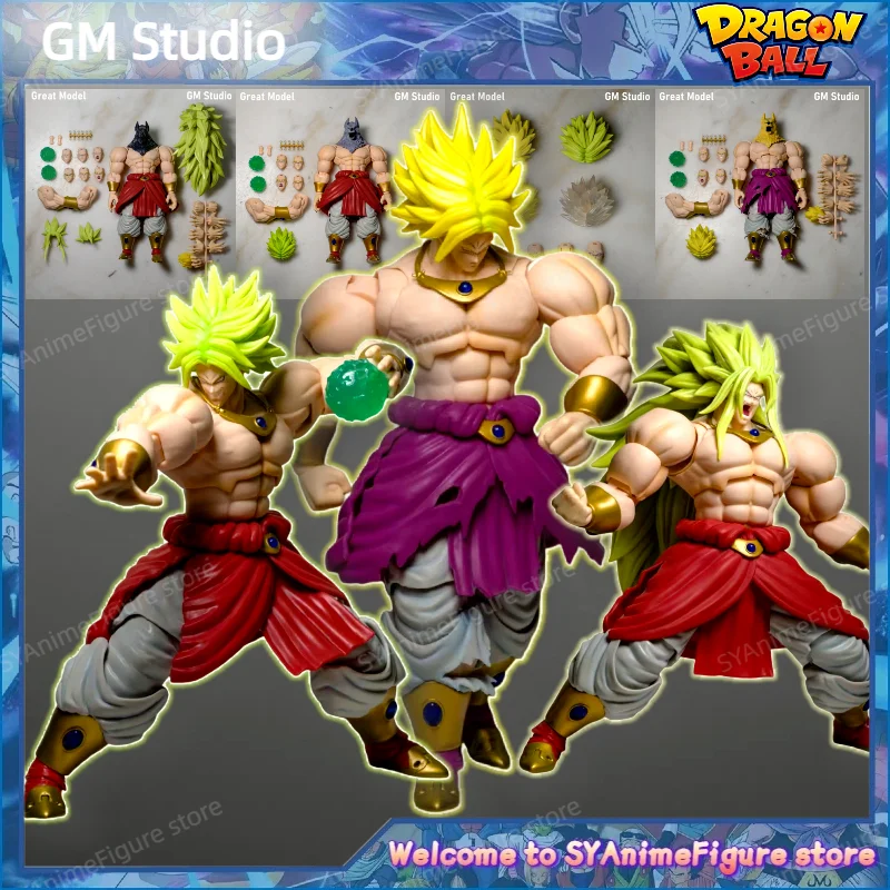 

In Stock Great Model/GM Studio Dragon Ball Broly 01A-D Legendary Super Saiyan Action Figure Toy Collection Gift