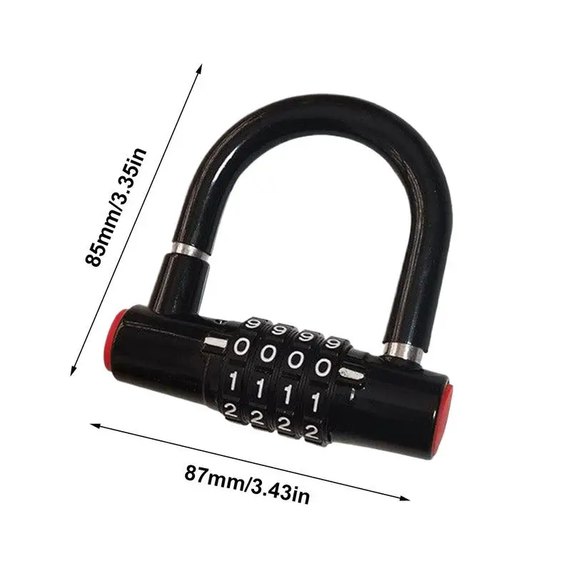 قفل بكلمة مرور رقم قفل مجمع قفل مقاوم للماء مضاد للسرقة خزانة عجلة الدراجة للدراجات النارية المرآب السفر