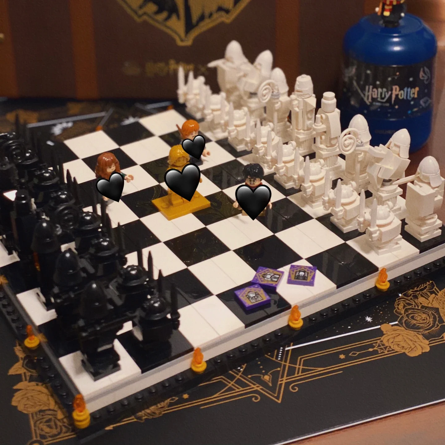 New MOC 76392 Film Wizard Chess Magic Final Challenge Interactive Game Building Blocks Knight Role Play Bricks Toys Kid Gifts