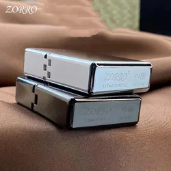 Zorro 912 Retro High End Waterproof Sealed Armor Constantine Kerosene Lighter 3/5 Hinge Metal Petrol Lighter Men's Gift