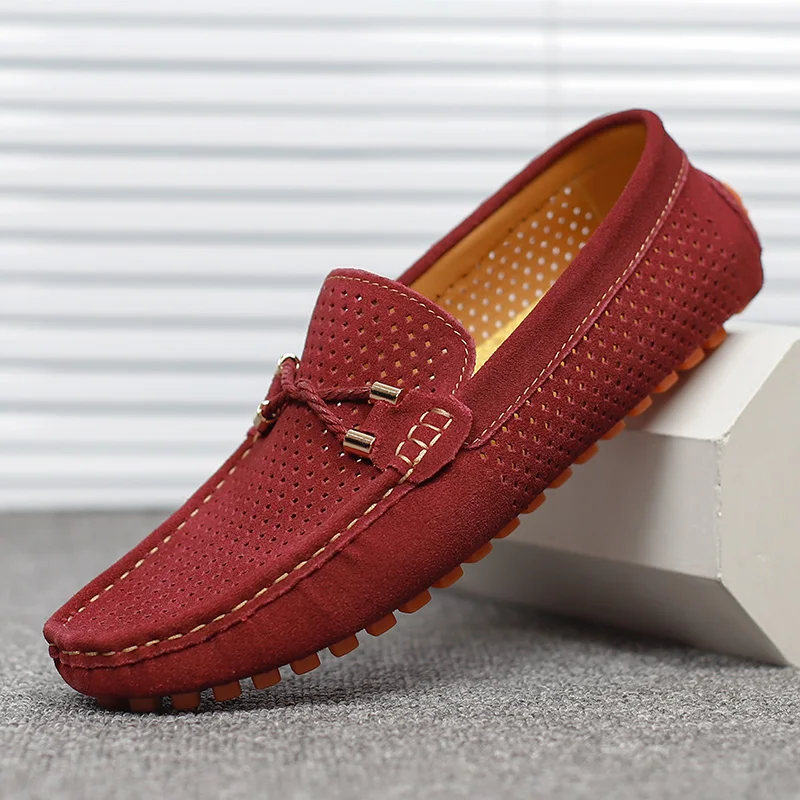 Fashion Suede Mens Casual Shoe - Suede Loafers Men บทวิจารณ์และราคา