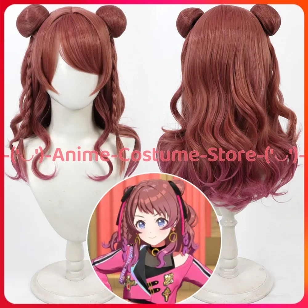 

The Idolmaster Shiny Colors Hanamai Saki Cosplay Wig Anime Game Character Halloween Carnival Party Costume Wigs Synthetic Hair