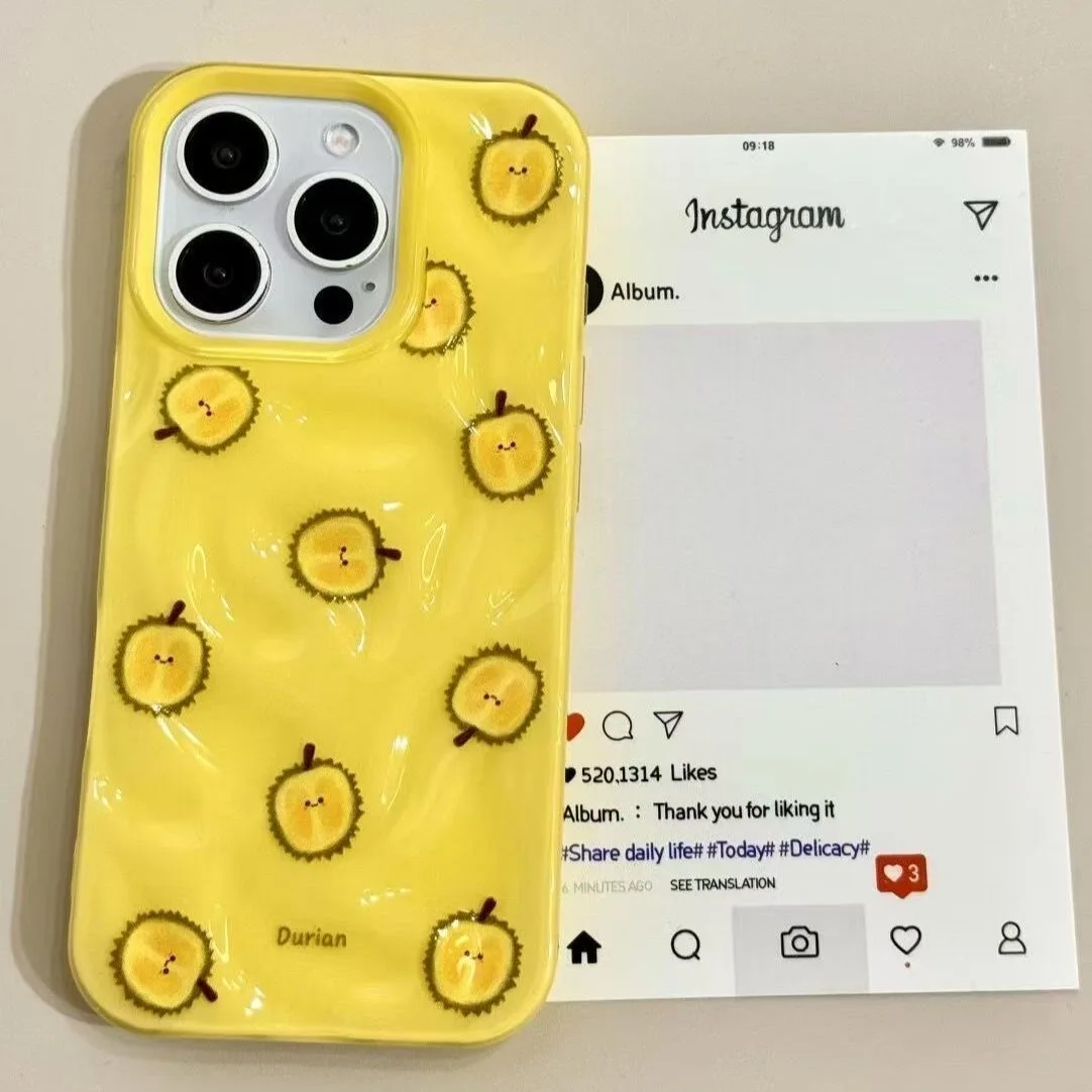 

cute fruits shockproof phone case for iphone 17 pro max 16 plus 15 14 13 11 silicone back cover for iphone 12 pro xr xs x 8 7 SE
