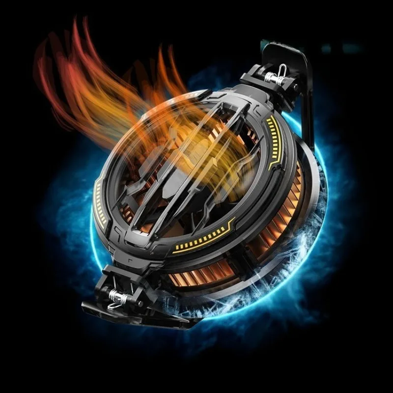 

Mobile phone radiator magnetic back clip silent live broadcast suitable for Apple Android cooling artifact