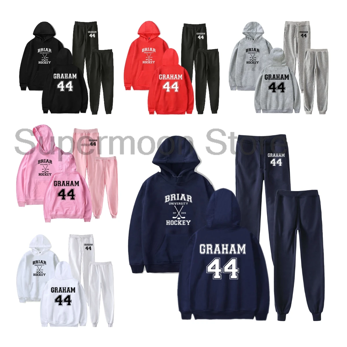 Conjunto de Moletom e Calça Jogger Off Campus Briar University Team para Mulheres e Homens