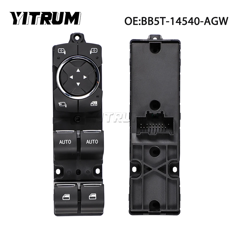 

YITRUM BB5T-14540-AGW Power Master Window Switch Replaceable Controller For Ford Explorer 2011 2012 2013 2014 2015 17 Pins