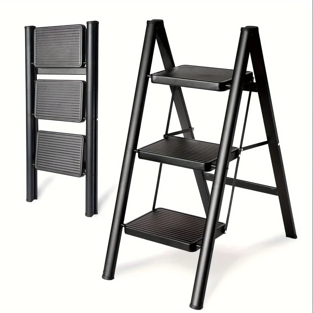 3-step Folding Ladder Carbon Steel High Stairs For Home Foldable House Ladder Household Kitchen Step Ladder Stool Folding Stairs