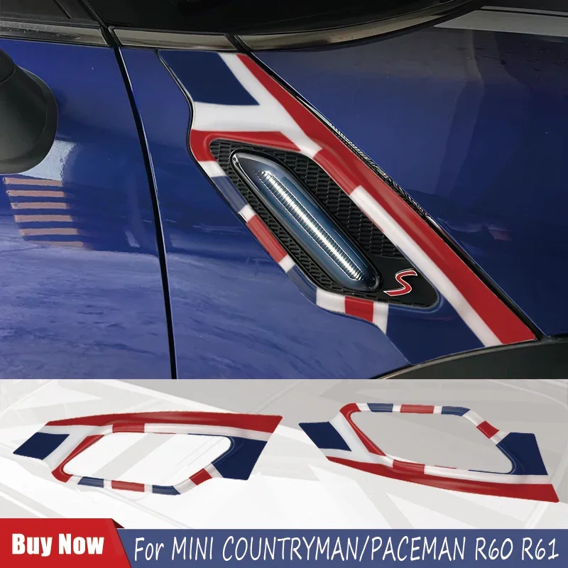 Car Fender Turn Signal Light  For MINI Cooper Countryman R60/Paceman R61 2011-2016 Exterior Auto Accessories Covers Stickers