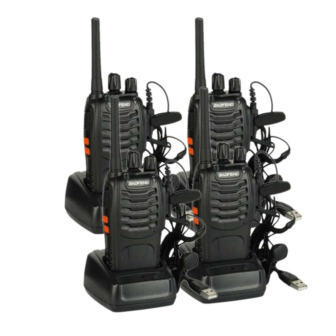 1-10 Stuks Baofeng BF-888S Pmr446/Baofeng BF-88E Pmr446 Bijgewerkte Versie Van 888S Licentievrije Tweeweg Radio Lange Afstand Walkie Talkie